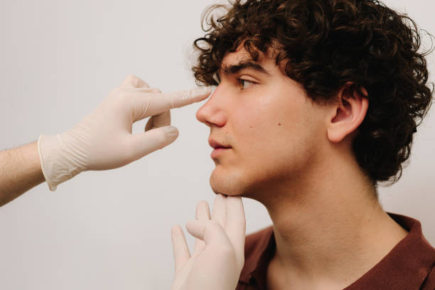 hombre de perfil